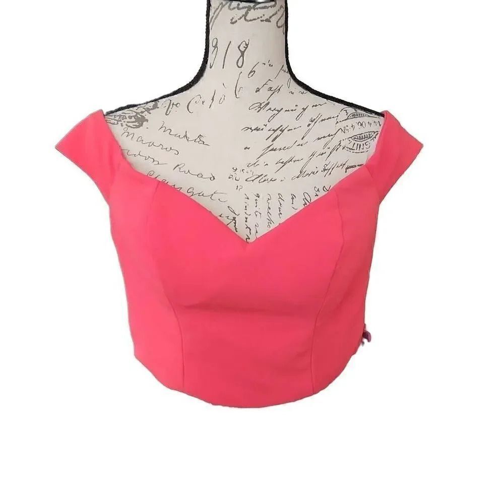 B. Darlin. Off the Shoulder Crop Top-Size 13/14